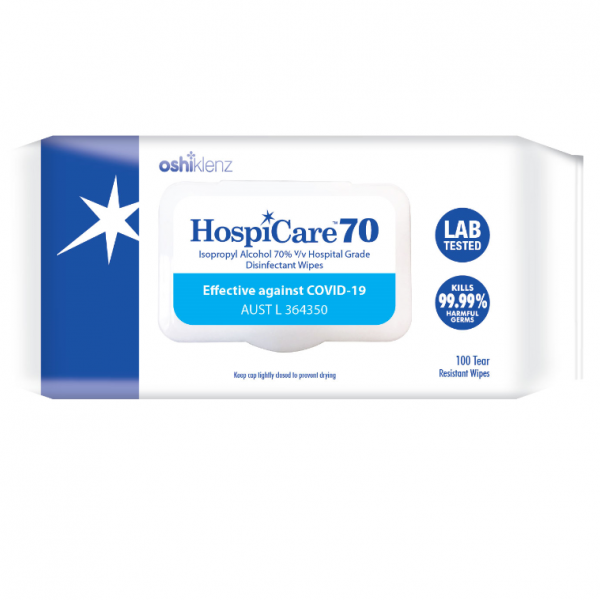 HospiCare 70 IPA Wipes
